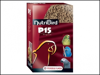 Nutribird P15 Original 4kg krmivo pro velké papoušky s ovocem, Versele Laga
