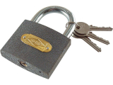 Zámek visací kovový, 30mm, 3 klíče, Extol Premium, 8857403
