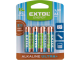 Baterie alkalické 1,5V AA Extol energy ultra