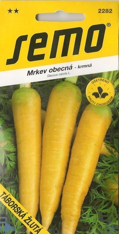 Semo-Mrkev obecná-krmná,semeno, Táborská pozdní žlutá 2,5g