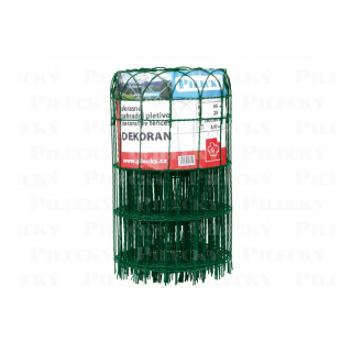 Dekorační pletené pletivo DEKORAN 65cm/90x150/10m, zelené