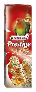 Sticks Parakeets Nuts&Honey 140g tyčinky pro střední papoušky s ořechy a medem, 422313