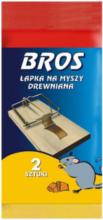 Bros - pastička plastová malá myš , žlutá, zelená, černá, modrá