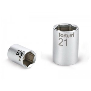 4701410 - Hlavice nástrčná, 1/4,  10mm, L25, Fortum