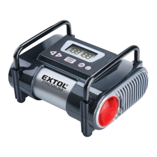 Kompresor auto 12V, automatický s LCD a světlem, 12V, 6,9bar, Extol Premium, 8864006