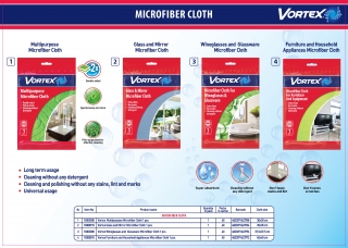 Vortex hadřík na čištění s MAX efektem 1ks, microfiber