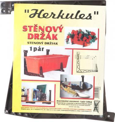 držák na truhlík stěnový - herkules hnědý